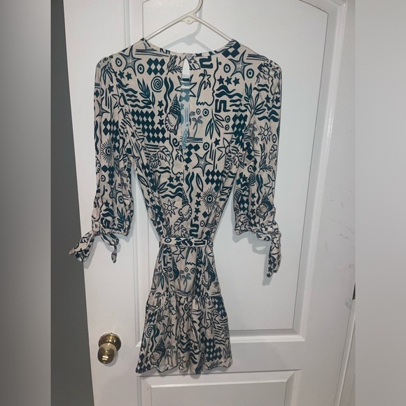New! Shore Riviera Nautical Dress in Pacific Blues 🧿🌊 ⚓️ XS NWT! - Picture 10 of 11